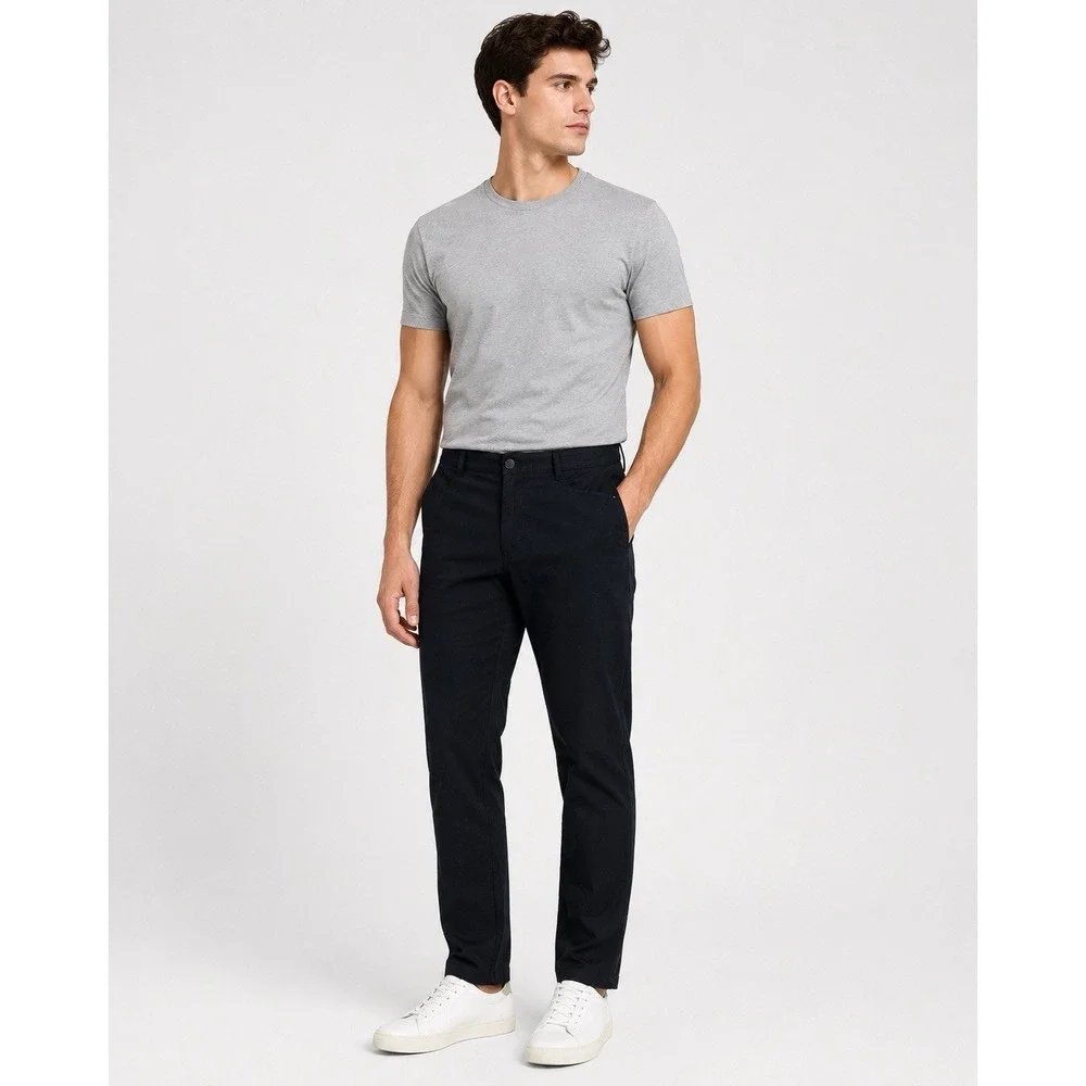 Lululemon Black Straight Leg Pants 36 Stretch Athletic Casual Travel